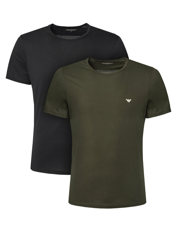Férfi 2 póló készlet Emporio Armani Underwear, Méret: M, Színes, EM000391 AF10800 MC106