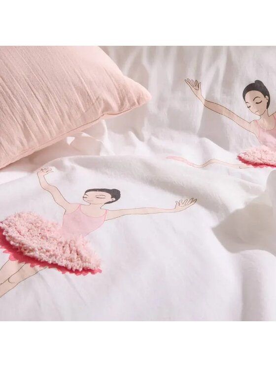 MIAhome MIAhome Komplet pościeli dziecięcej Ballet 200x140 cm Różowy