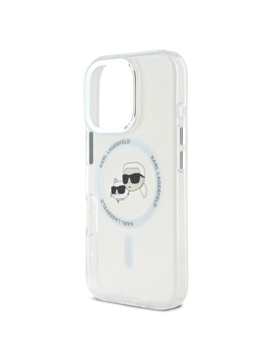 KARL LAGERFELD KARL LAGERFELD Etui na telefon Apple iPhone 16 Pro Max Biały