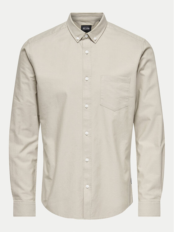 Only & Sons Only & Sons Marškiniai Alvaro 22006479 Smėlio Slim Fit