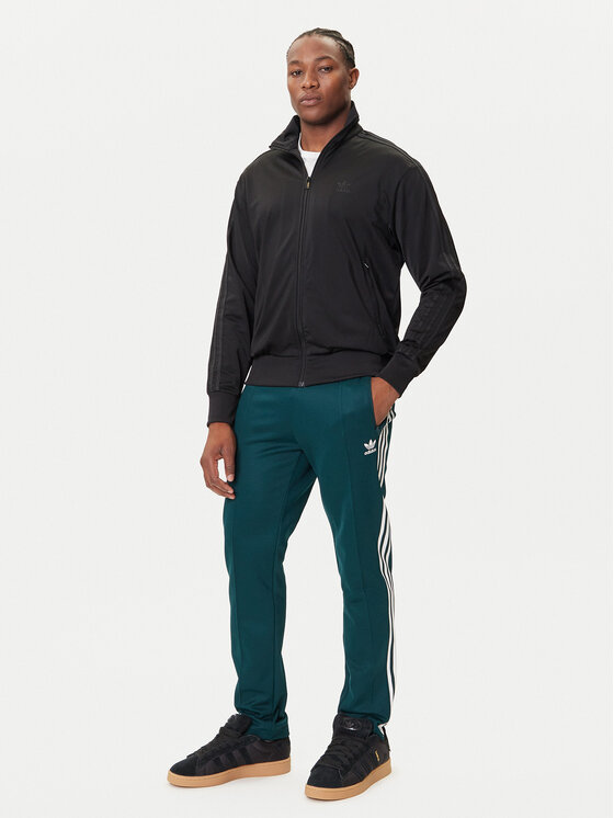 adidas adidas Spodnji del trenirke adicolor Classics Beckenbauer JY1275 Zelena Slim Fit