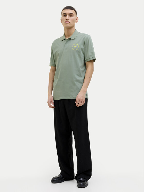 Jack&Jones Jack&Jones Polo Simon 12269299 Zelena Regular Fit