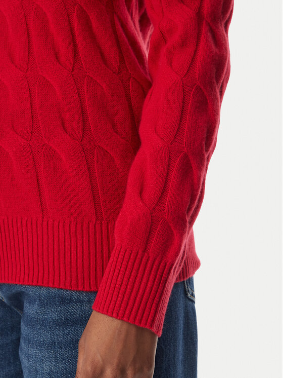 Tommy Hilfiger Tommy Hilfiger Пуловер WW0WW43586 Червен Regular Fit