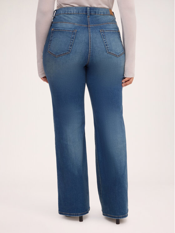 Fiorella Rubino Fiorella Rubino Jeansy P495T005442N024 Niebieski Flared Fit