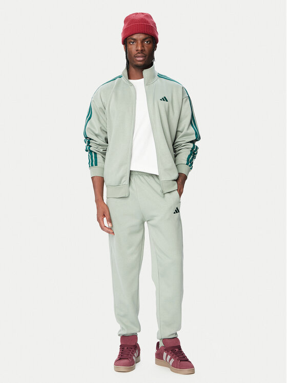 adidas adidas Dres 3-Stripes Fleece KX5625 Zielony Regular Fit