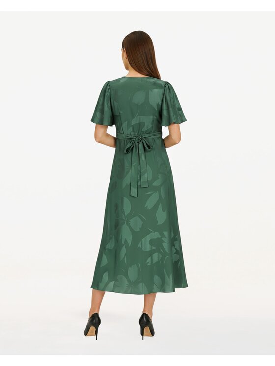 Castellani Castellani Sukienka codzienna Sukienka Sylvi Zielony Regular Fit