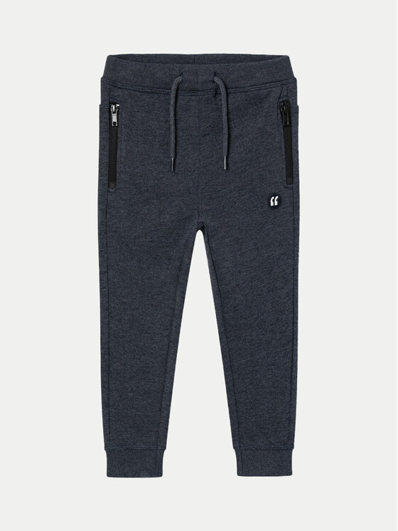 NAME IT Teplákové nohavice 13220380 Tmavomodrá Regular Fit