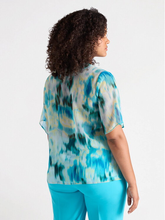 Fiorella Rubino Fiorella Rubino Blusa 2836T102369N0Z4 Turchese Regular Fit