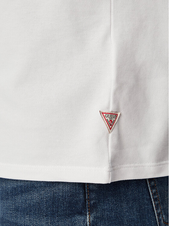 Guess Guess Polo M6YP28 K4475 Bianco Slim Fit