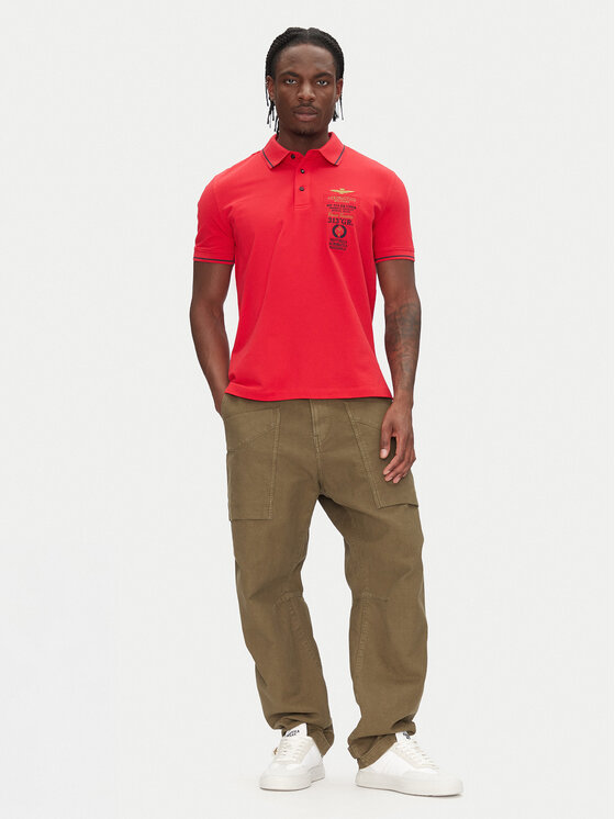 Aeronautica Militare Aeronautica Militare Polo 251PO1853P191 Rosso Regular Fit