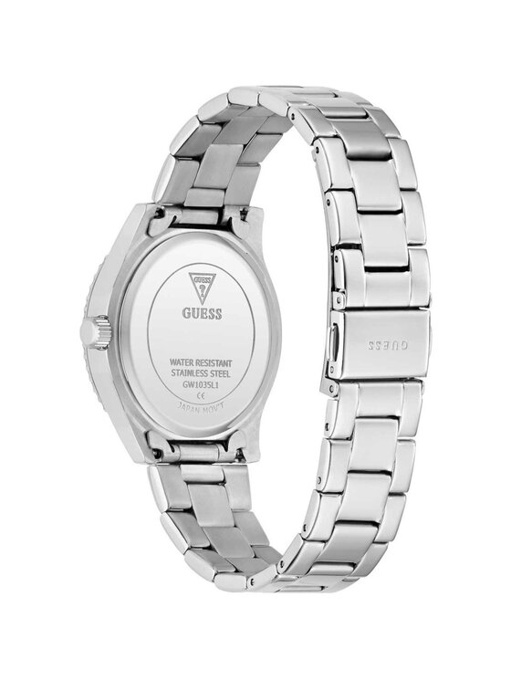 Guess Guess Zegarek GW1035L1 Srebrny
