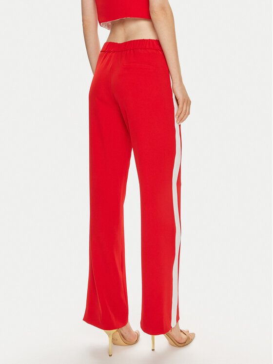 Maryley Maryley Pantaloni di tessuto 24EB583/04FI Rosso Regular Fit