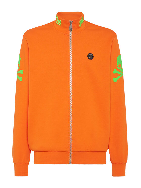 PHILIPP PLEIN PHILIPP PLEIN Bluza 213 Pomarańczowy Jegging Fit