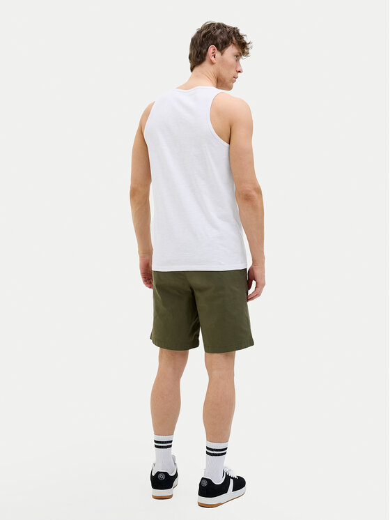 Jack & Jones Jack & Jones Tank top Jake 12270577 Biały Regular Fit