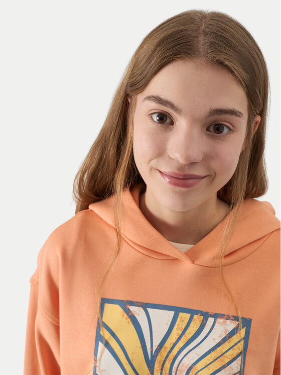 4F 4F Світшот 4FJWSS24TSWSM0935 Оранжевий Regular Fit