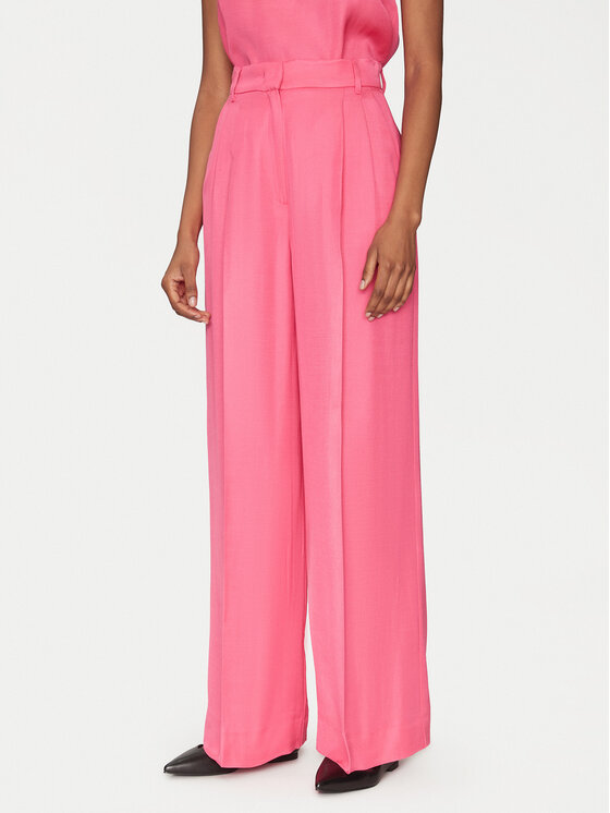 Marella Marella Palazzo kalhoty Pianosa 2515131041 Růžová Wide Leg
