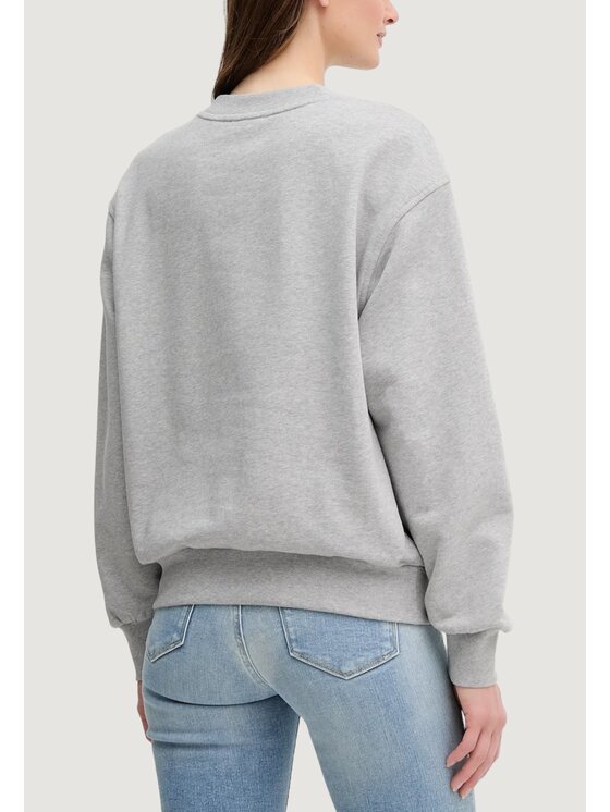 Calvin Klein Jeans Calvin Klein Jeans Felpa A- LS BADGE LOGO TER Grigio Casual Fit