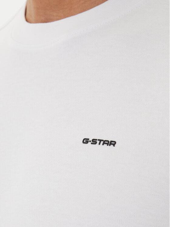 G-Star Raw G-Star Raw T-Shirt D28609-C812 Bílá Regular Fit