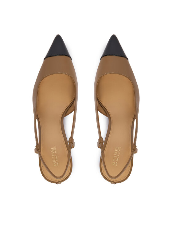 MICHAEL Michael Kors MICHAEL Michael Kors Körömcipők Alora Toe Cao Mid Sling 40R6AOMS1L Barna