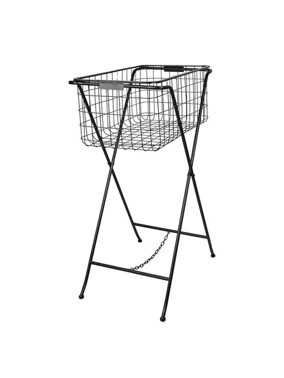 MIAhome MIAhome Kosz druciany na stojaku 88 cm Czarny