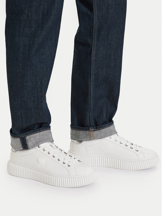 KARL LAGERFELD Sneakers Kaprika KL24270N Alb