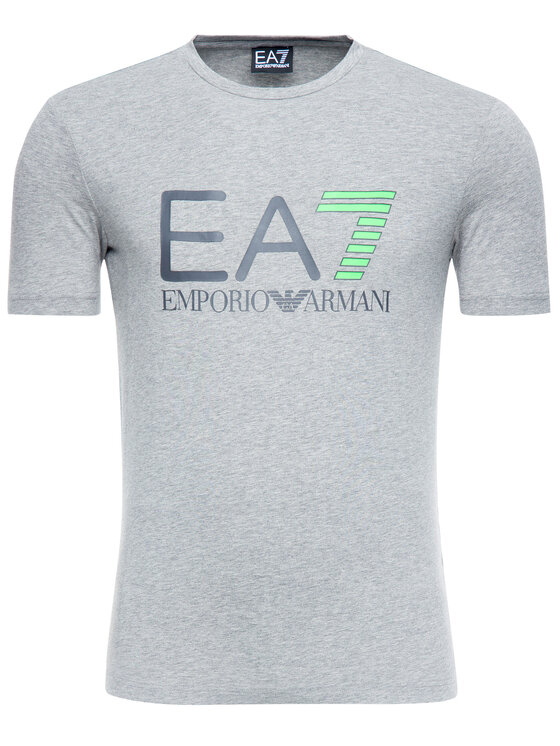 EA7 Emporio Armani EA7 Emporio Armani Tričko 3GPT01 PJ03Z 3905 Sivá Regular Fit