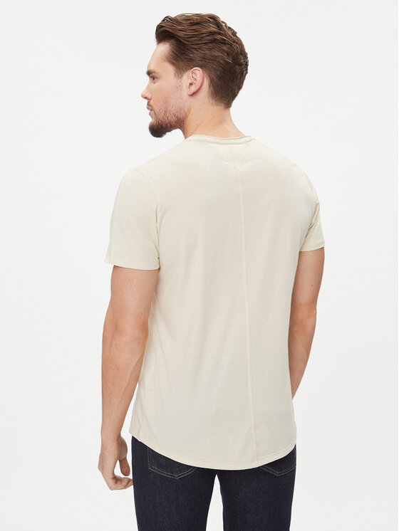 Tommy Jeans Tommy Jeans Tricou Jaspe DM0DM09586 Bej Slim Fit