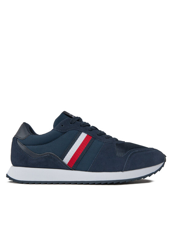 Tommy Hilfiger Superge Runner Evo Mix Ess FM0FM04886 Mornarsko Modra