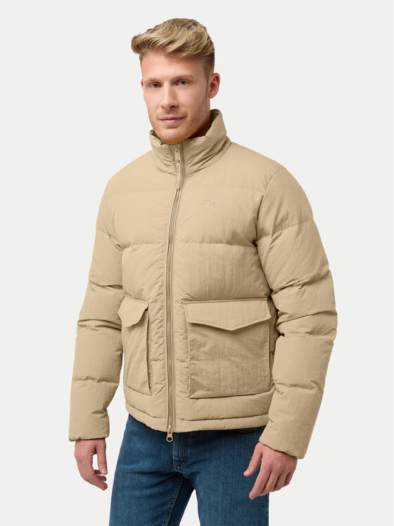 Jack Wolfskin Dūnu jaka Nordlicht A60040 Bēšs Regular Fit