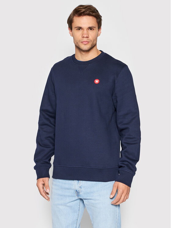 Wood Wood Wood Wood Sweatshirt Tye 10005601-2424 Dunkelblau Regular Fit