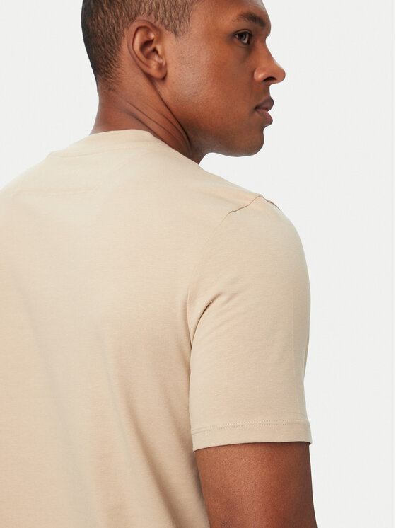 Guess Guess T-Shirt Z6YI17 K4968 Beżowy Regular Fit