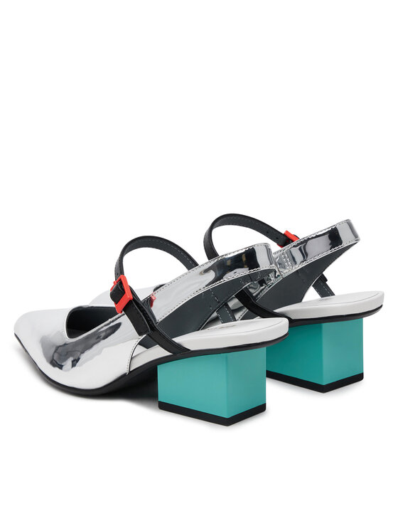 United Nude United Nude Sandali Raila Jane 1091676613 Srebrna