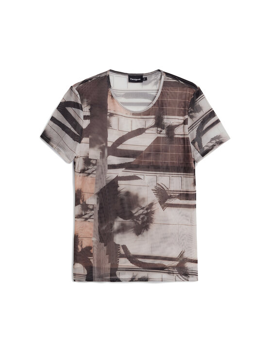 Desigual Desigual T-särk 25SWTK99 Must Regular Fit