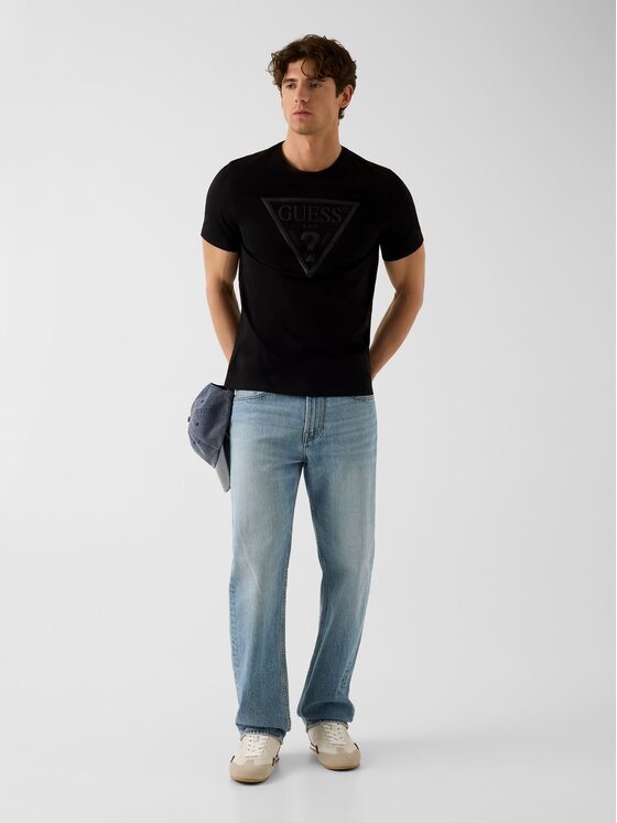Guess Guess T-shirt 182680 Crna Classic Fit