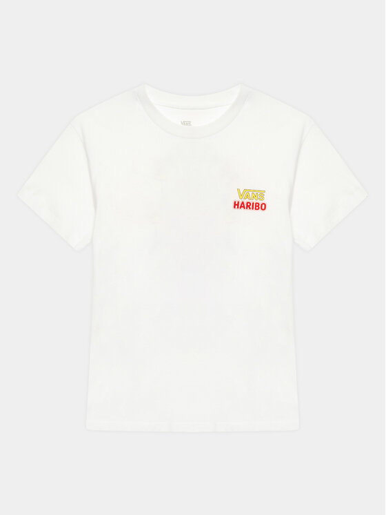 Vans T-krekls HARIBO VN000778 Balts Regular Fit