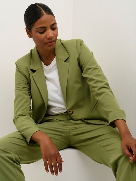 Kaffe Kaffe Bleizers Sakura 10506684 Zaļš Slim Fit