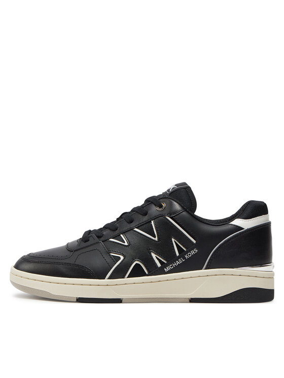 MICHAEL Michael Kors MICHAEL Michael Kors Αθλητικά Rebel Leather Sneaker 42S4RBFS3D Μαύρο