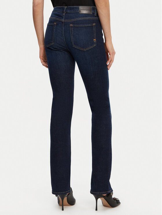 PINKO PINKO Jeansy 104608 A2DV Tmavomodrá Skinny Fit