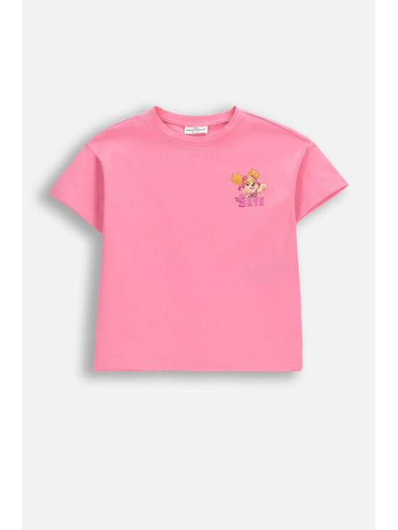 Coccodrillo Coccodrillo T-Shirt WC6143203LGD-007 Różowy Regular Fit