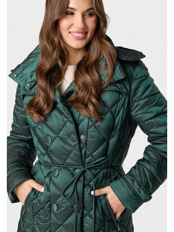 QUIOSQUE QUIOSQUE Zimné bundy QUIOSQUE 9VF001905 Zelená Regular Fit