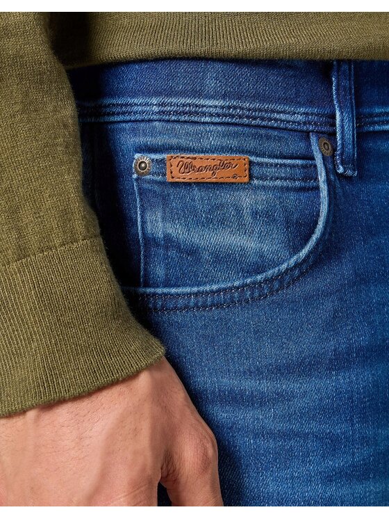 Wrangler Wrangler Jeansy Texas Slim Niebieski Slim Fit