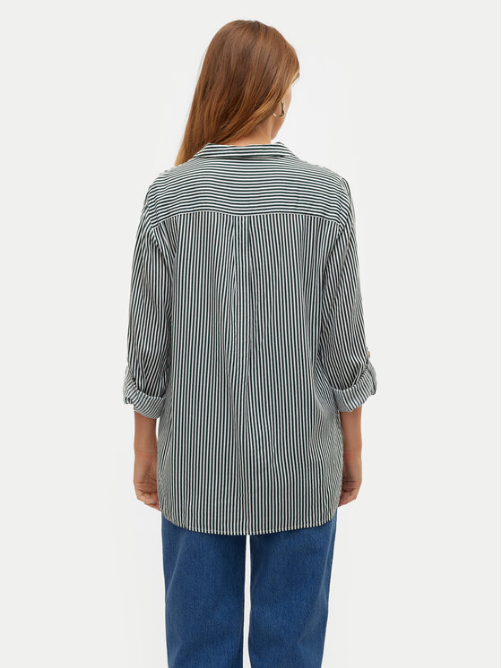 Vero Moda Vero Moda Marškiniai Bumpy 10275283 Žalia Regular Fit