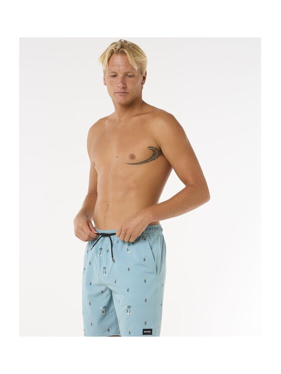 Rip Curl Rip Curl Szorty kąpielowe Hula Breach Volley Niebieski Regular Fit