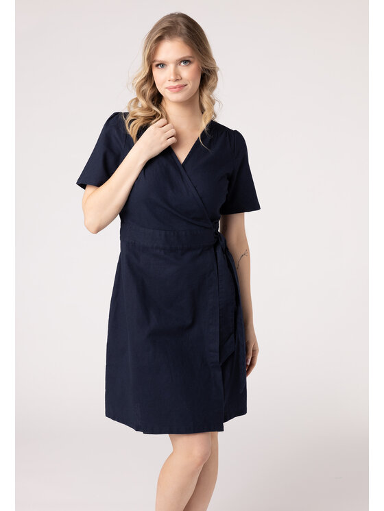 QUIOSQUE QUIOSQUE Letní šaty Quiosque 4UD010802 Tmavomodrá Regular Fit