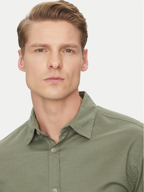Jack & Jones Jack & Jones Koszula Pierre 12270085 Zielony Relaxed Fit