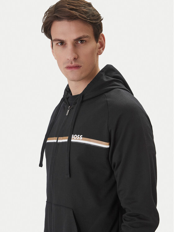 BOSS BOSS Mikina Authentic 50554785 Čierna Regular Fit