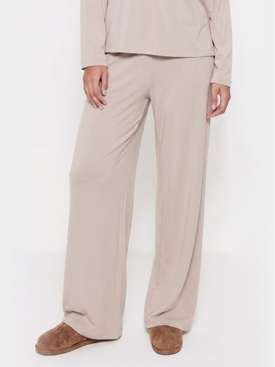 BASICLO BASICLO Spodnie materiałowe BSL-052-689 Beżowy Loose Fit