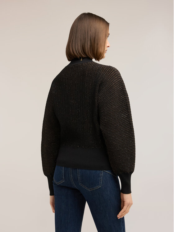 Motivi Motivi Sweter M113W003803N0Z3 Brązowy Over Fit