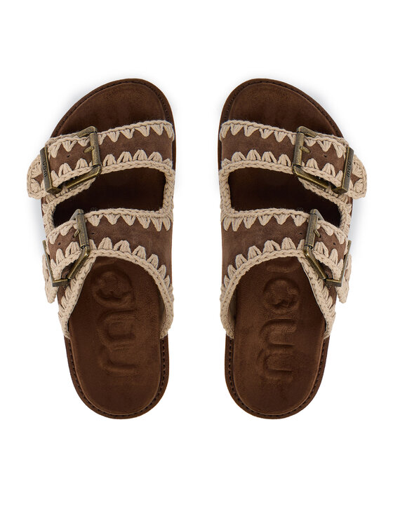 Mou Mou Ciabatte MU.SW461005A Marrone