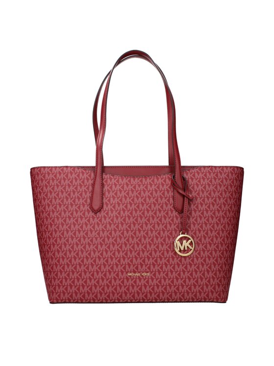 Michael Kors Michael Kors Torebka Red Fabric Shoulder Czerwony
